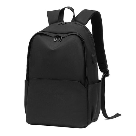 Multifunctional Fabric Oxford Laptop Backpack - Black