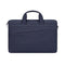 Portable Laptop Tablet Bag - 15.6 Inch Double Side Pockets Soft Handle Oxford Cloth - Deep Space Gray - Black