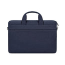 Portable Laptop Tablet Bag - 15.6 Inch Double Side Pockets Soft Handle Oxford Cloth - Deep Space Gray - Black