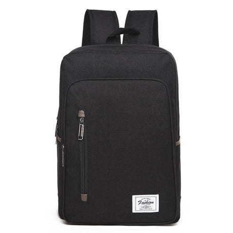 Versatile Oxford Laptop Backpack - Fits 15.6 Macbook Samsung Sony Dell Alienware Chuwi Asus Hp - Black