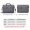 13.3 Inch Laptop Handbag With Hidden Strap And Suitcase Belt - Waterproof And Tear-Resistant - Black