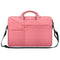 14.1 Inch Laptop Handbag With Hidden Strap And Suitcase Belt - Waterproof And Tear-Resistant - Black