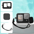 Silicone Case With Wrist Strap And Lens Cover For Gopro Hero10 / 9