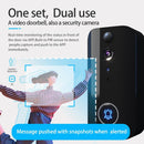 Wireless Doorbell Camera With Night Vision And Motion Detection - Black