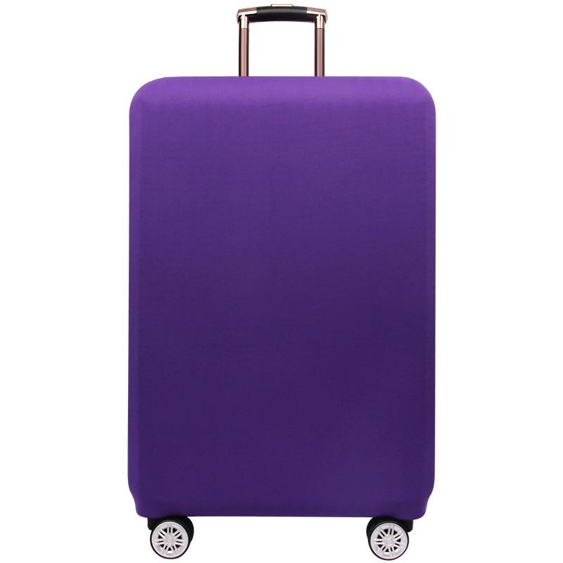 Stretch Luggage Dust-Proof Cover - Durable & Protective - Size S - Violet