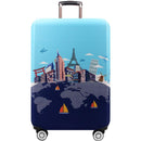 Protective Luggage Cover - Durable Elastic Anti-Dust - Small Size - Happy Planet