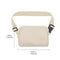 Waterproof Nylon Chest Bag For Outdoor Sports Running Mobile Phone Pocket - White