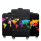 Protective Elastic Suitcase Cover - Fits 19-21 Inch Luggage - Dustproof & Scratch-Proof - English Map