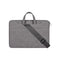 13.3 Inch Detachable Shoulder Laptop Bag - Frosted Pu Business - Dark Gray