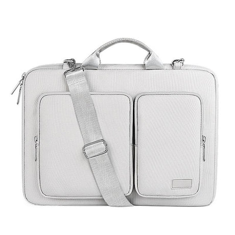 13.3 Inch Detachable Shoulder Laptop Bag - Thickened Polyester - Silver Gray