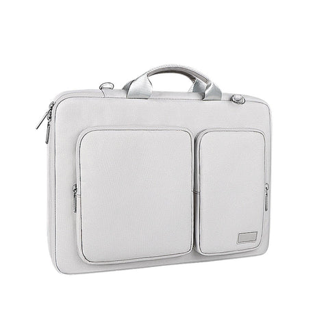 13.3 Inch Detachable Shoulder Laptop Bag - Thickened Polyester - Silver Gray