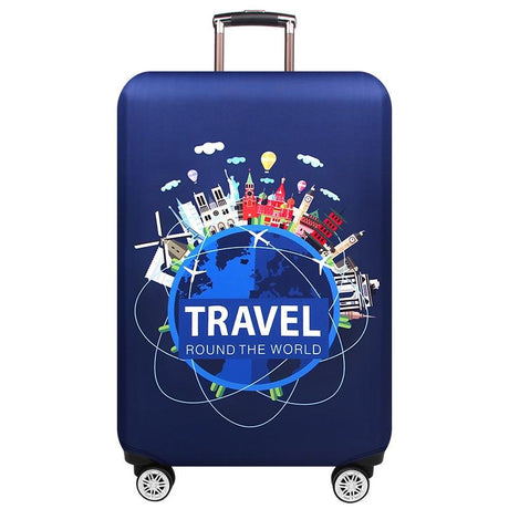 Medium Elastic Luggage Cover - Thick Wear-Resistant Anti-Dust Protection - Happy Planet