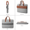 Stylish Pu Leather Laptop Bag - Briefcase Cover - Grey - 15.6 Inch