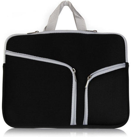 10-Inch Multi-Pocket Laptop Liner Bag For Diving Material - Black