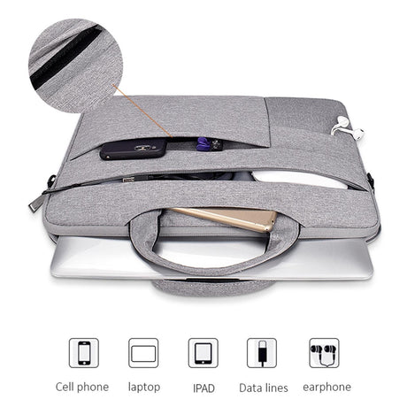 13.3 Inch Portable Laptop Shoulder Bag - Oxford Cloth & Nylon - Deep Space Gray