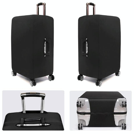 Stretch Luggage Dust-Proof Cover - Durable & Protective - Size S - Coffee