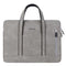 13 / 13.3 Inch Q5 Laptop Liner Bag - Waterproof & Wear-Resistant - Light Gray