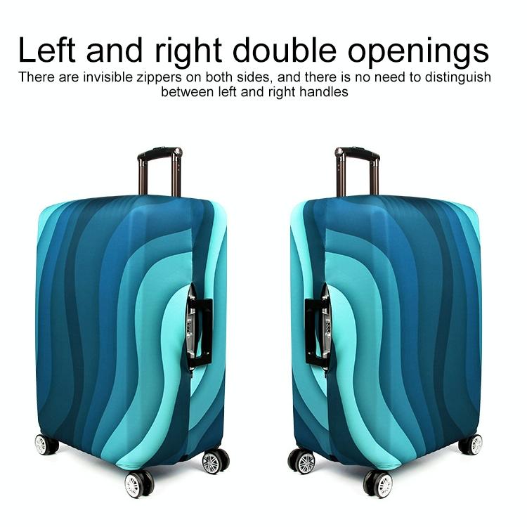 18-21 Inch Travel Suitcase Dust Covers - Elastic & Abrasion-Resistant - Pink Ripple