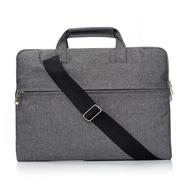 11.6 Inch Laptop Bag - Portable One Shoulder Zipper For Macbook Samsung Sony Dell Alienware Chuwi Asus Hp - Dark Blue