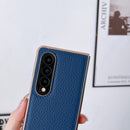 Star Series Nano Electroplating Pu Case For Samsung Galaxy Z Fold 4