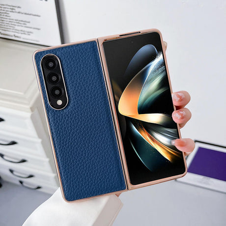 Star Series Nano Electroplating Pu Case For Samsung Galaxy Z Fold 4