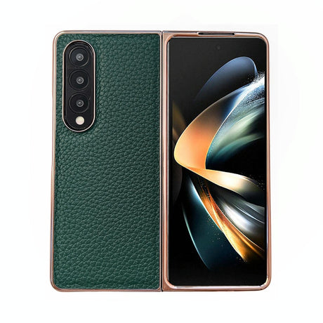 Star Series Nano Electroplating Pu Case For Samsung Galaxy Z Fold 4