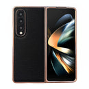 Star Series Nano Electroplating Pu Case For Samsung Galaxy Z Fold 4