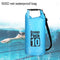 Waterproof Single Shoulder Bag Dry Sack 5L Capacity - Dark Blue