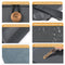 Portable Laptop Inner Bag With Elastic Thread Button - Dark Gray