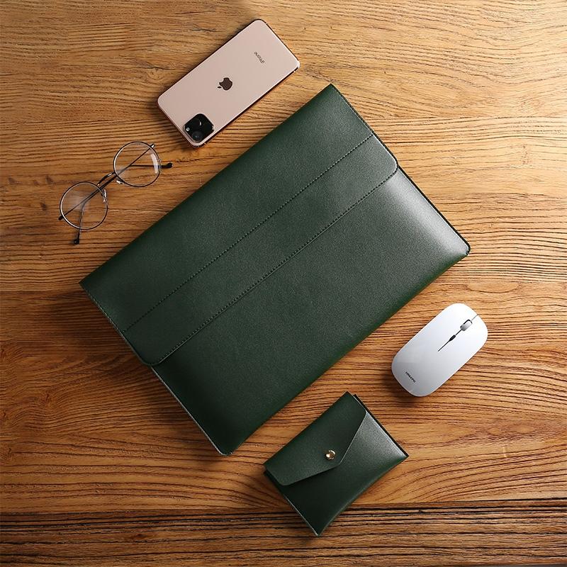 Waterproof Laptop Bag - 13.3 Inch Lightweight Dark Green