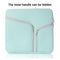 10-Inch Multi-Pocket Laptop Liner Bag For Diving Material - Mint Green