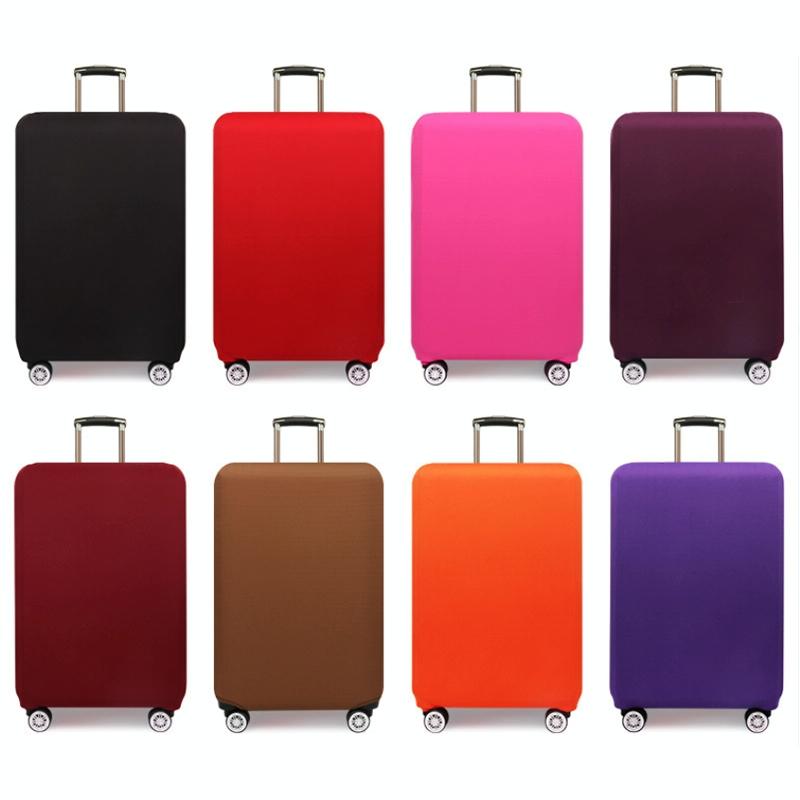 Stretch Luggage Dust-Proof Cover - Durable & Protective - Size S - Rose Red