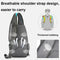 Waterproof Outdoor Sports Chest Bag Crossbody Single Shoulder Design - Grey