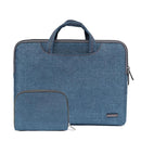 13.3 Inch Simple Business Laptop Bag With Liner - Ls-116 - Snowflake Nylon Dark Blue