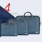 13.3 Inch Simple Business Laptop Bag With Liner - Ls-116 - Snowflake Nylon Dark Blue