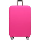 Stretch Luggage Protective Cover - Durable & Dust-Proof - Size L - Rose Red