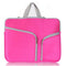 10-Inch Multi-Pocket Laptop Liner Bag For Diving Material - Rose