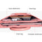 Universal 15.4 Soft Handle Laptop Bag For Macbook Samsung Sony Dell Alienware Chuwi Asus Hp - Portable & Wearable - Pink