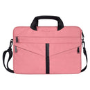 Stylish Zipper Laptop Bag With Shoulder Strap - Durable & Breathable - Pink