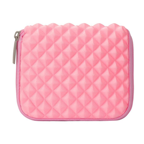 Textured Diamond Laptop Bag - Power - Pink