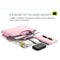 Portable Air Permeable Handheld Laptop Sleeve - 15.6 Inch - 41.5X30.0X3.5Cm - Pink