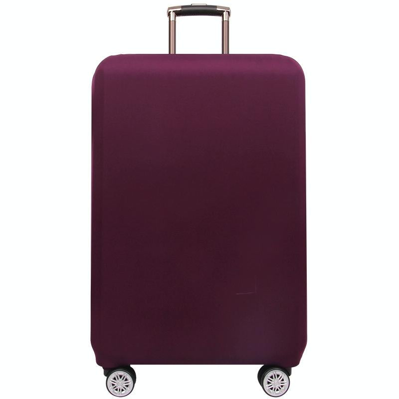 Stretch Luggage Dust-Proof Cover - Durable & Protective - Size S - Purple Red