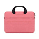 Waterproof Oxford Cloth Laptop Bag With Concealed Handle & Luggage Tie Rod - Pink