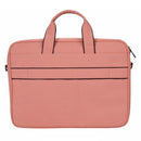 14.1 Inch Waterproof Anti-Theft One-Shoulder Handbag With Suitcase Belt - Pink