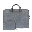 13.3 Inch Simple Business Laptop Bag With Liner - Ls-116 - Snowflake Nylon Light Blue