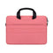 Waterproof Oxford Cloth Laptop Bag With Concealed Handle & Luggage Tie Rod - Pink