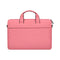 Portable 14.1 Laptop Tablet Bag With Dual Pockets And Soft Handle - Pink