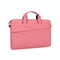 Portable Laptop Tablet Bag - 15.4 Inch Double Side Pockets Soft Handle Oxford Cloth - Pink