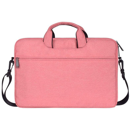 Hidden Portable One-Shoulder Handbag For 14.1 Laptops - Waterproof Oxford Cloth - Pink