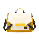 Anti-Drop Crossbody Laptop Bag - Fits 13.3-16 Inch - Airbag Protection - Turmeric White